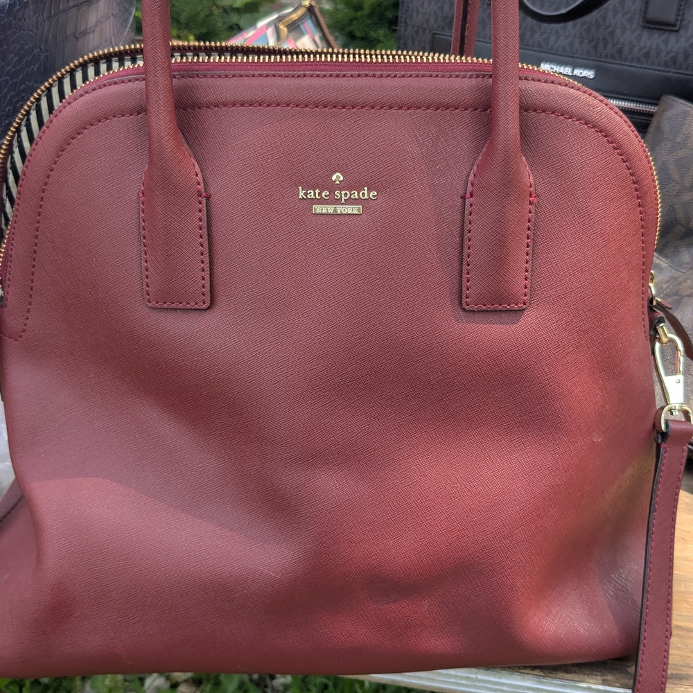 Kate Spade Red Leather Women's Bag